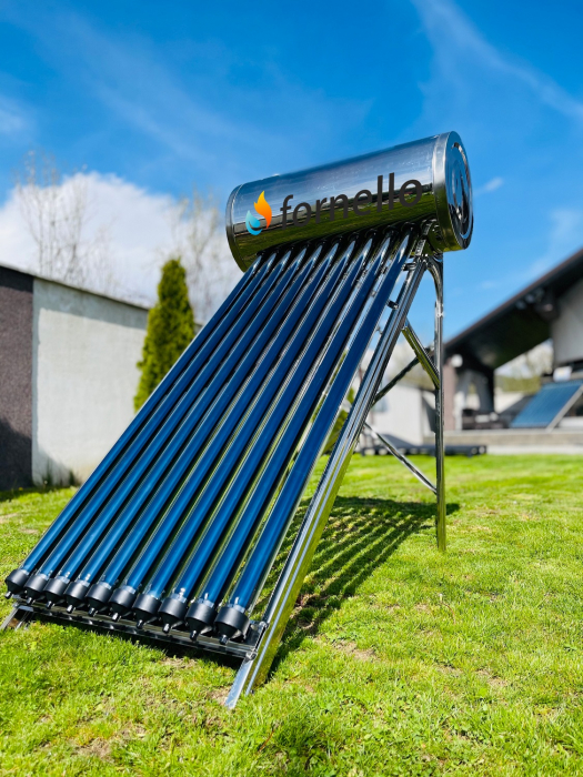 Panou solar presurizat compact, 10 de tuburi vidate si boiler inox 92 L, Fornello SPP-470-H58/1800-10-C [2]