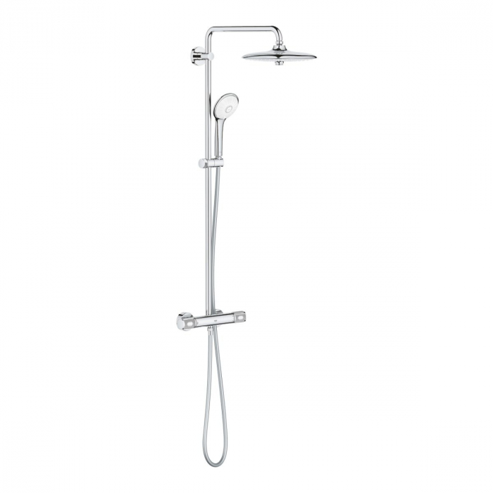 Coloana cabina dus montare pe peretecrom 3 tipuri de jetmodel 2022 gama profesionala progrip Grohe Euphoria 260 [1]
