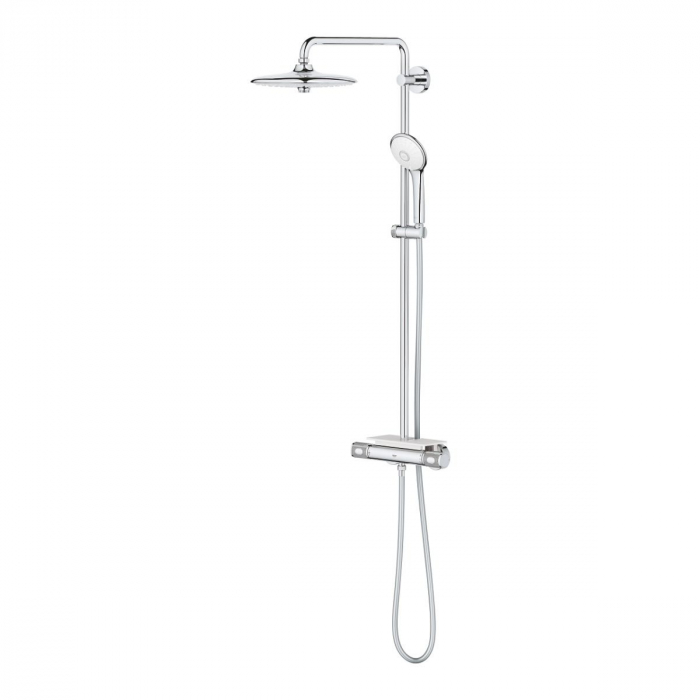 Coloana cabina dus montare pe peretecrom 3 tipuri de jetmodel 2022 gama profesionala progrip Grohe Euphoria 260 [2]