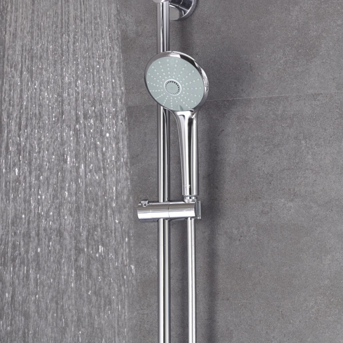 Sistem de dus 9.5 l/min 3 functii diverter suport ajustabil si furtun inclus crom Grohe Euphoria 260 [7]