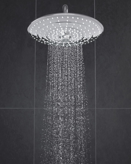 Sistem de dus 9.5 l/min 3 functii diverter suport ajustabil si furtun inclus crom Grohe Euphoria 260 [3]