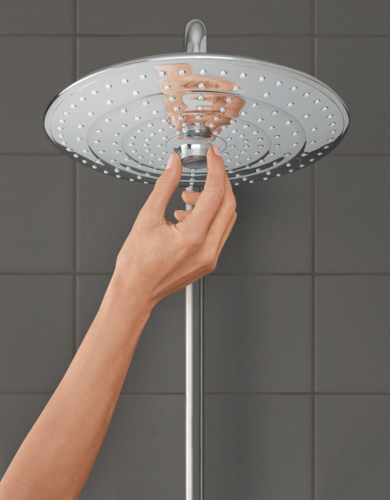 Sistem de dus 9.5 l/min 3 functii diverter suport ajustabil si furtun inclus crom Grohe Euphoria 260 [6]