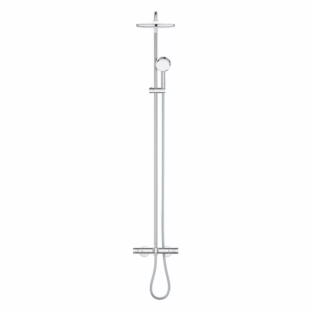 Coloana de dus cu termostat si pipa cada crom Grohe Tempesta Cosmopolitan 250 [4]