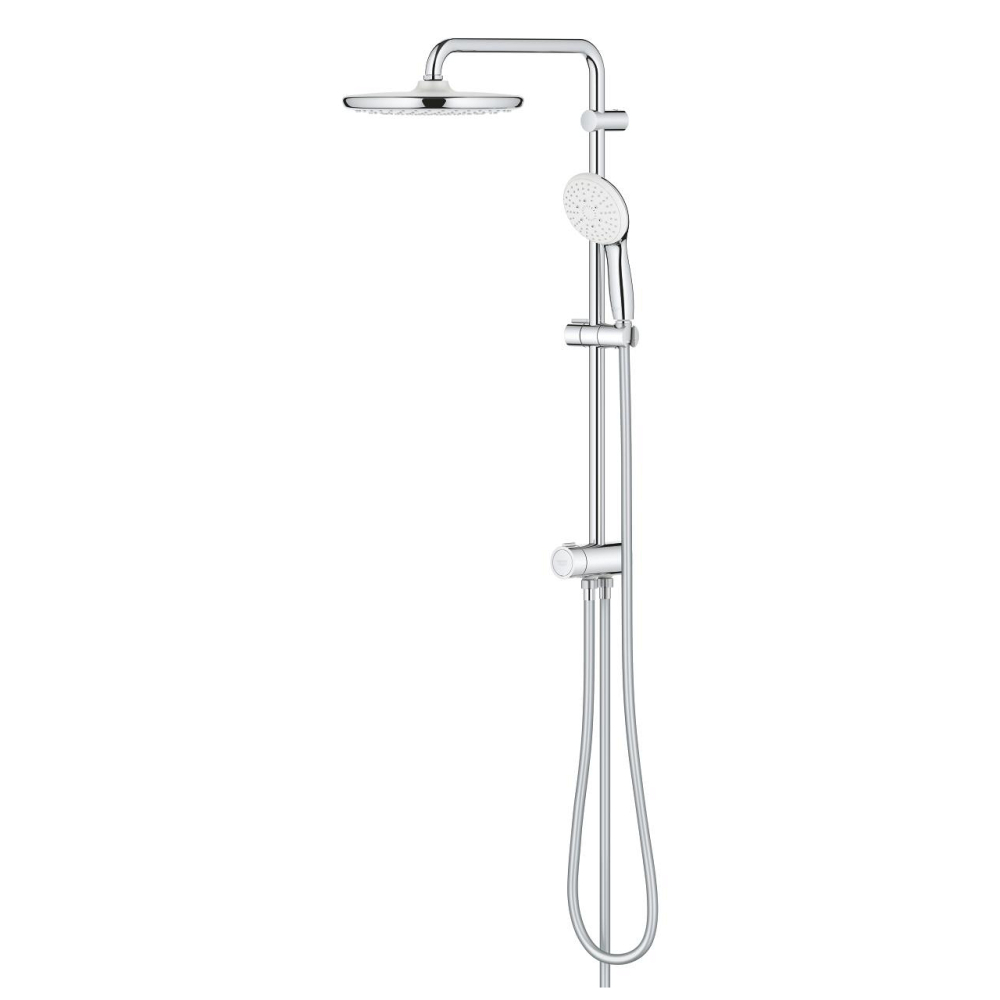 Coloana de dus Grohe Tempesta 250 bara dus 390 mm, termostat, ajustabil para de dus, crom [4]