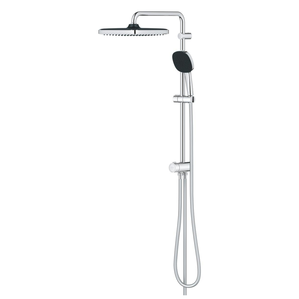 Coloana de dus Grohe Vitalio Comfort 250 dus flec cu divertor, 2 jeturi, crom [4]