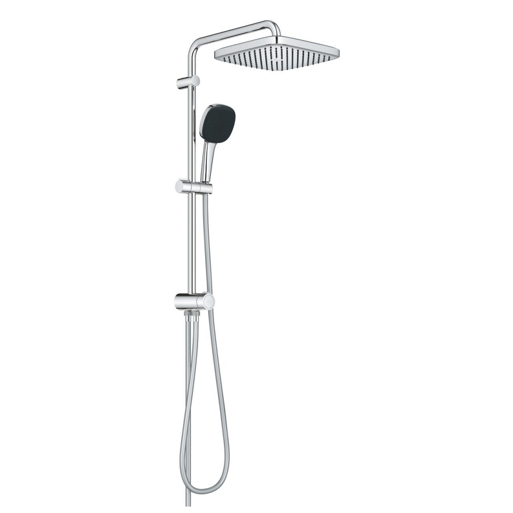 Coloana de dus Grohe Vitalio Comfort 250 dus flec cu divertor, 2 jeturi, crom [2]
