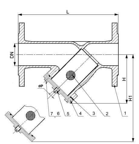 Filtru de impuritati tip Y, DN65, Tecofi F3240-EP [2]
