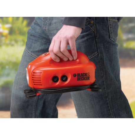 Compresor auto Black+Decker 8.27bar. AC12V - ASI200 [3]