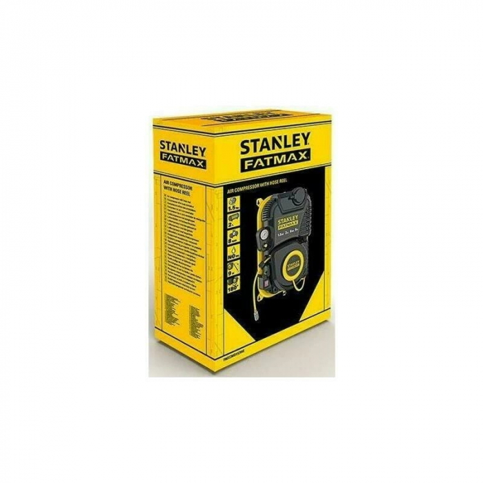 Compresor de perete Stanley Fatmax FMXCMD152WE, 1.5HP, 8 Bar, 2 L, Furtun 9 M [7]