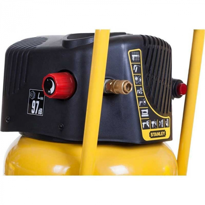 Compresor Stanley D 230/10/50V vertical fara ulei 50L 2 CP/1,5 kW 10Bar 222 L/min [3]