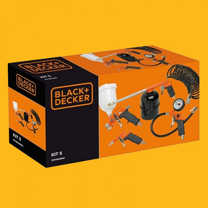 Kit Compresor Black+Decker 9045852BND 5 Accesorii [2]