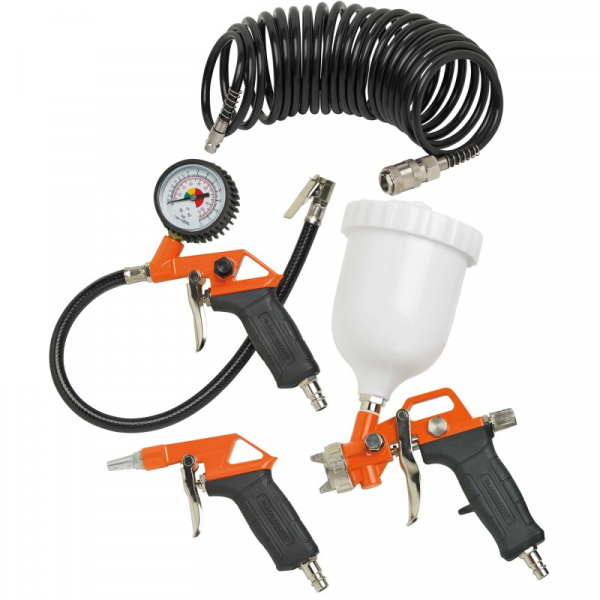 Compresor orizontal Black+Decker 24, 2CP, 8bar, 210l/min + KIT 4 accesorii – BD 205/24+9045851 [2]
