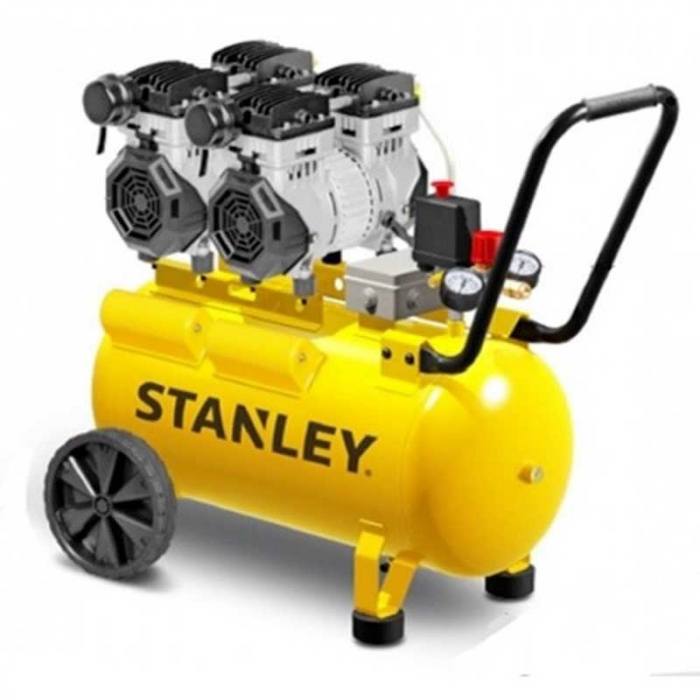 Compresor Stanley SXCMS2652HE Silent 50L 2.6CP / 2000W 8Bar 270L/min 68dB [2]
