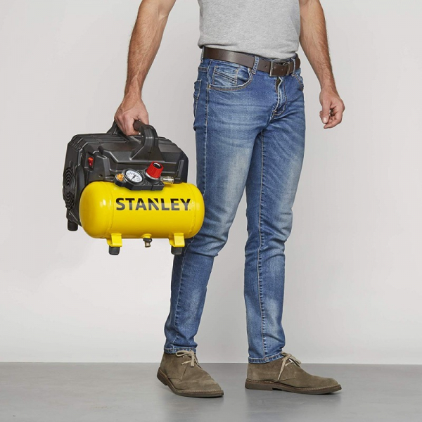 Compresor Silent fara ulei 1CP 8bar 105l/min Stanley - DST 100/8/6 [4]