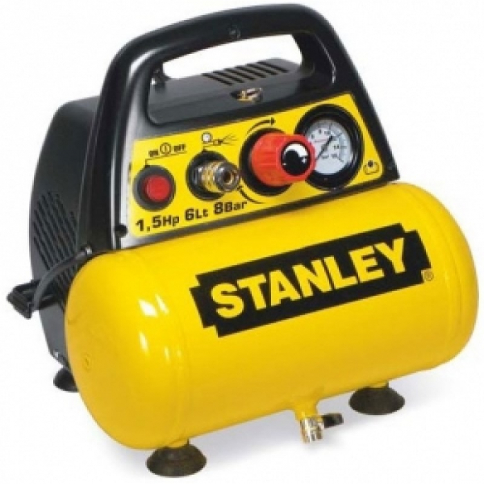 Compresor Orizontal 6L Fara Ulei Stanley DN 200/8/6 1.5HP 180l/m 8 Bar [3]