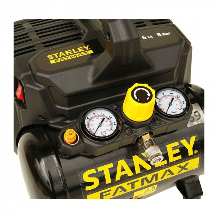Compresor Stanley Fatmax DST 101/8/6 Profesional Silent Fara Ulei 1CP 8Bar 105l/min [6]