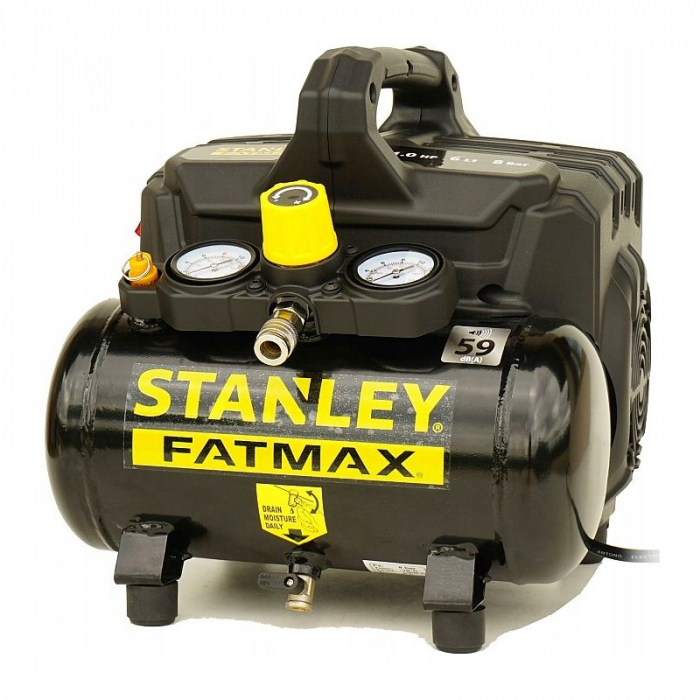 Compresor Stanley Fatmax DST 101/8/6 Profesional Silent Fara Ulei 1CP 8Bar 105l/min [2]