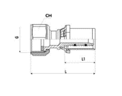 Conector sertizare cu olandez 16x2 x 1/2 ICMA [2]
