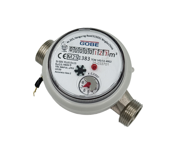 Contor apa calda monojet Gobe cu mecanism uscat DN15, 1/2 toli, interior [2]