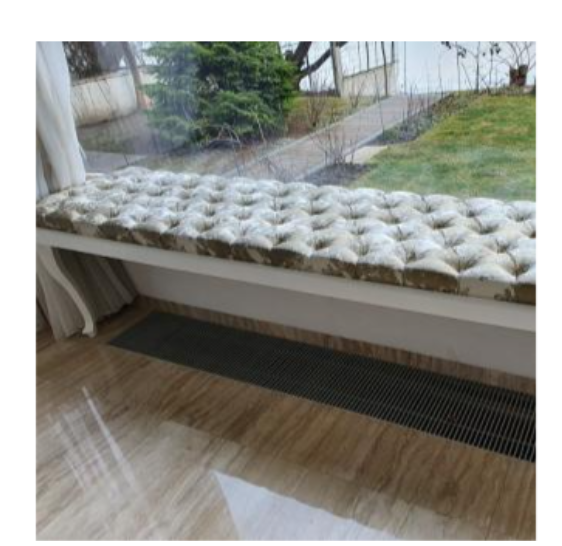 Convector de pardoseala cu convectie fortata, 2194 W, Radox model RCF1300/410/90 [4]