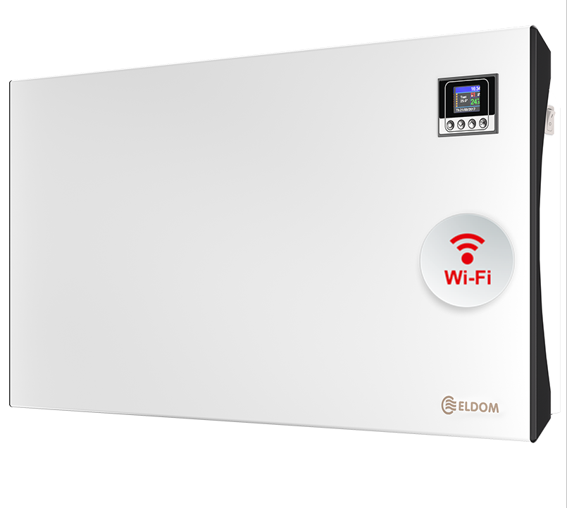 Convector electric Eldom 1500 W cu WiFi, panou digital si programator de temperatura [1]