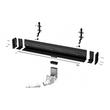 Scurgere de perete Viega Advantix Vario lungime reglabila 300-1200 mm cu inaltime redusa [5]
