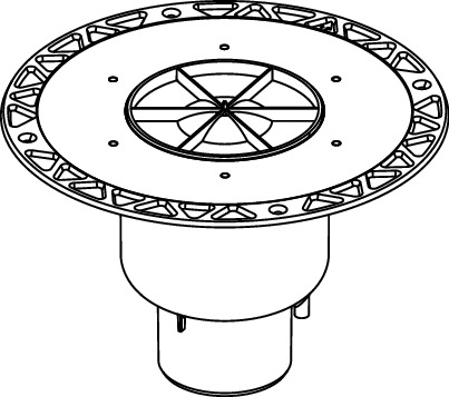 Corp sifon TECEdrainpointS din PP, evacuare verticala DN70 [2]