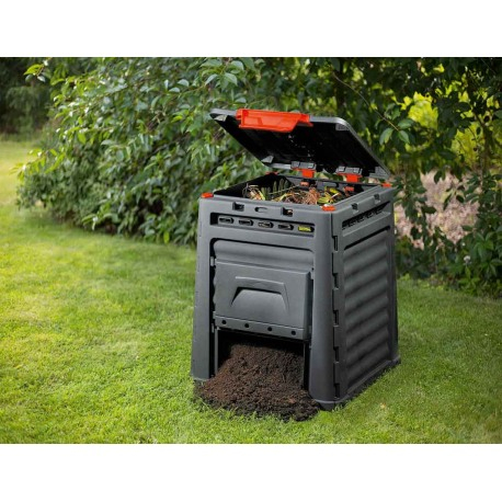 Compostor negru, 320 litri, Curver Eco [3]