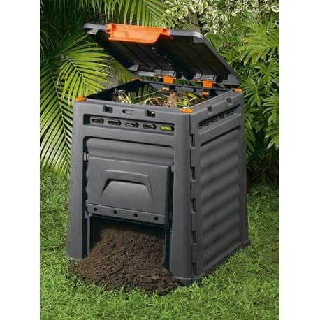 Compostor negru, 320 litri, Curver Eco [2]
