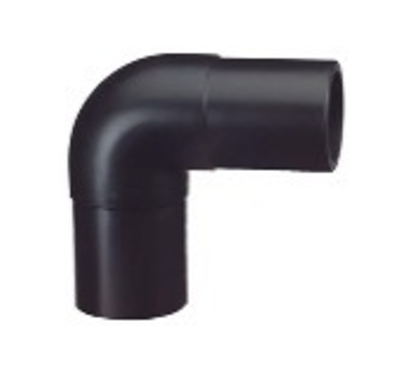 Cot 90° injectat PE, DN 160 mm, 10 bar - gaz, 16 bar - apa, SDR 11 GF [1]