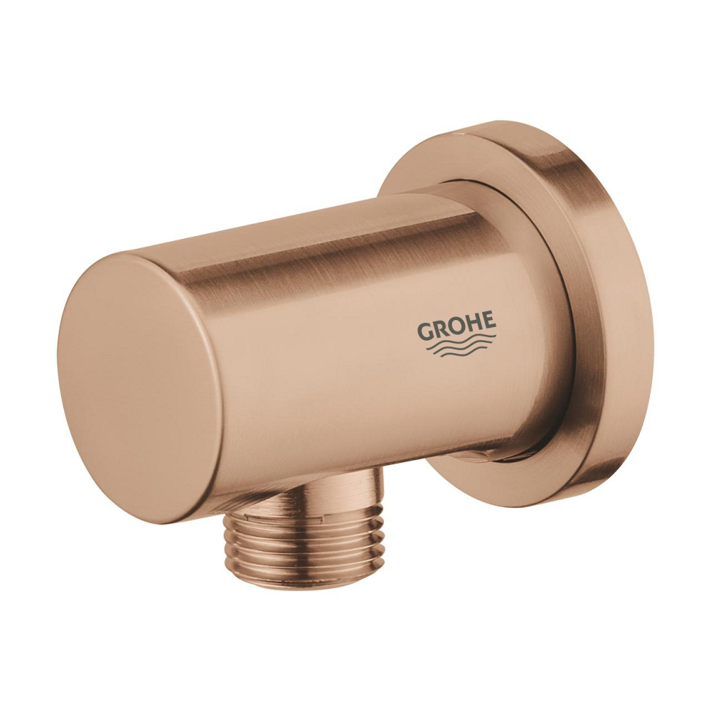 Cot de iesire dus Grohe Rainshower, universal, protectie impotriva refluxului, cupru mat [3]