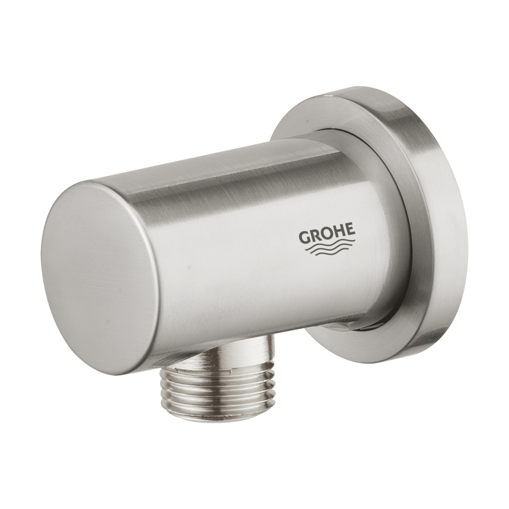Cot de iesire dus Grohe Rainshower, universal, protectie impotriva refluxului, crom mat [3]
