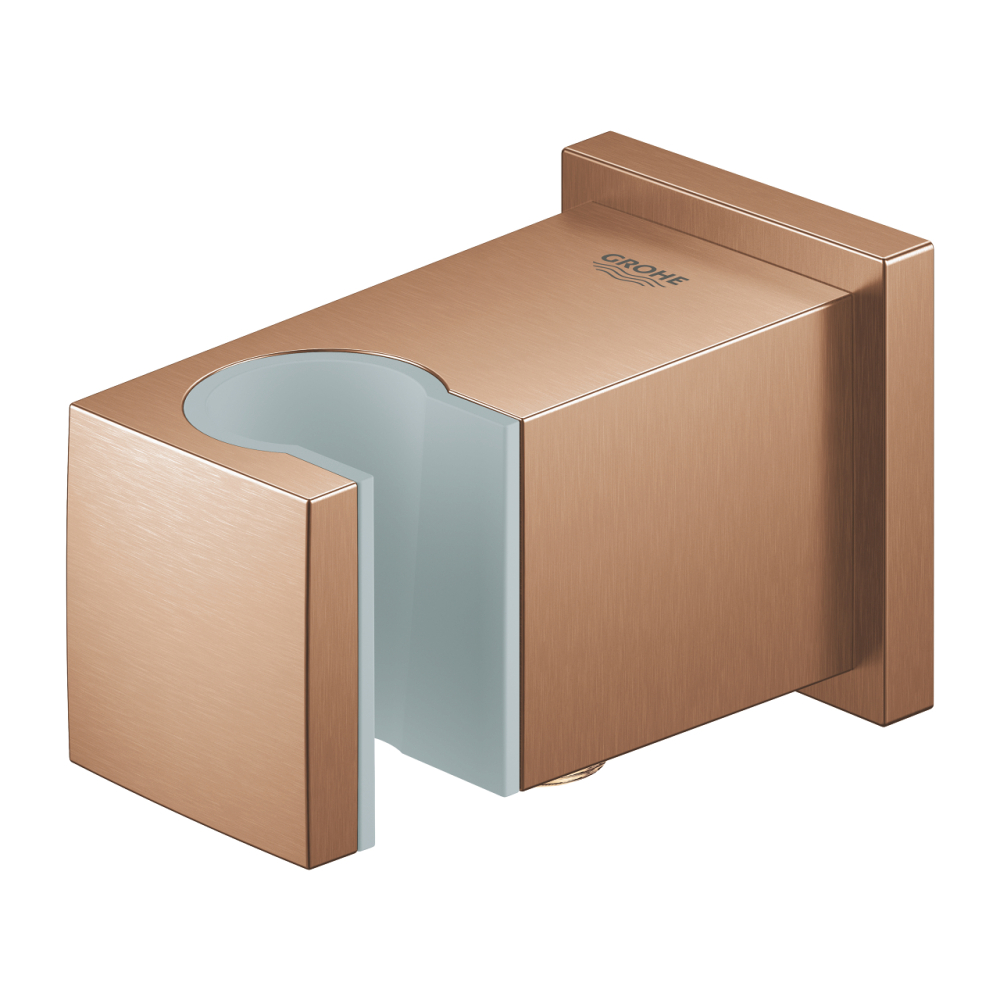 Cot de iesire Grohe Euphoria Cube dus, universal, filet tata, suport, cupru mat [2]