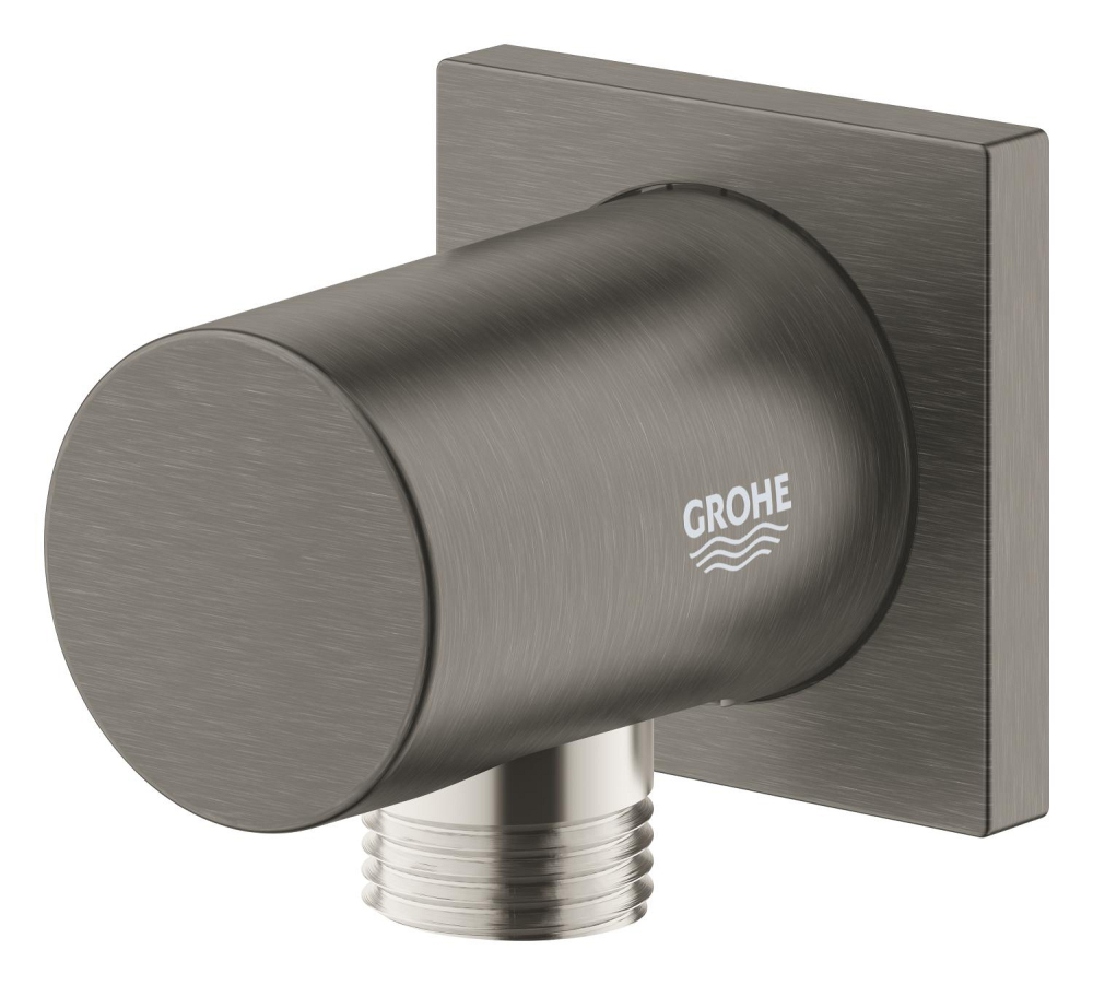 Cot de iesire Grohe Rainshower, 1/2", protectie anti-reflux, antracit mat [5]