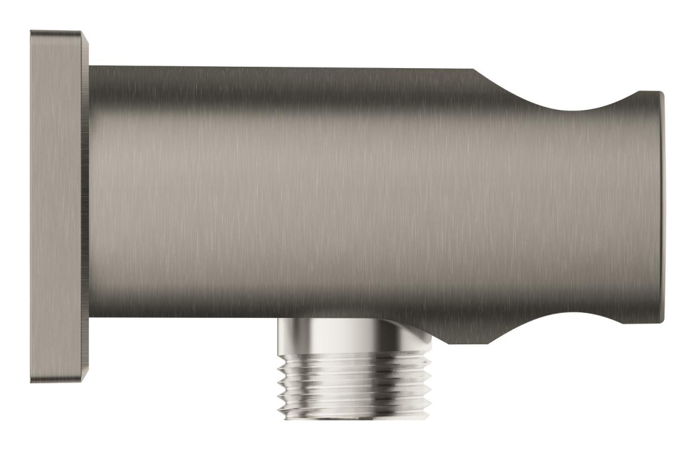 Cot de iesire Grohe Rainshower dus cu suport, montare pe perete, universal, filet tata, suport, antracit mat [4]