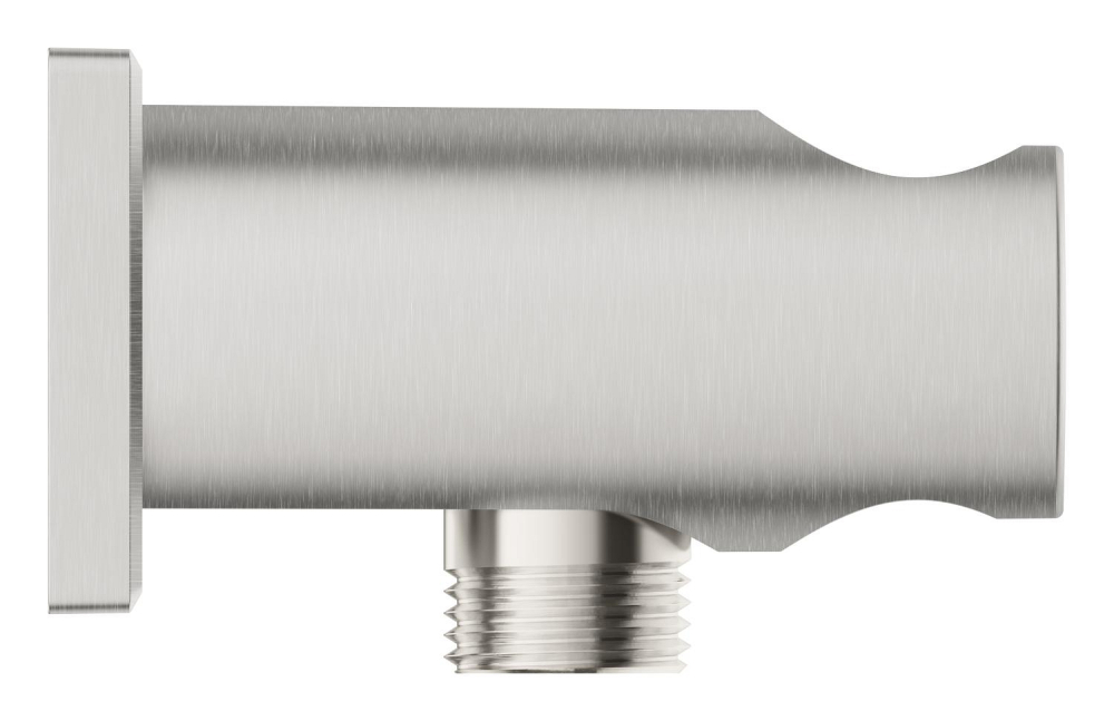 Cot de iesire Grohe Rainshower dus cu suport, montare pe perete, universal, filet tata, suport, crom mat [4]