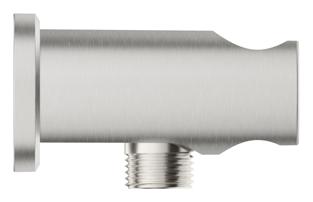 Cot de iesire Grohe Rainshower dus cu suport, montare pe perete, universal, filet tata, suport, crom mat [4]