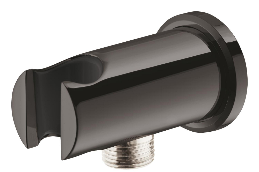 Cot de iesire Grohe Rainshower dus cu suport, montare pe perete, universal, filet tata, suport, antracit [5]