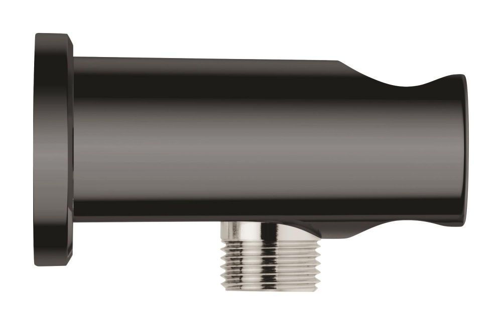 Cot de iesire Grohe Rainshower dus cu suport, montare pe perete, universal, filet tata, suport, antracit [4]