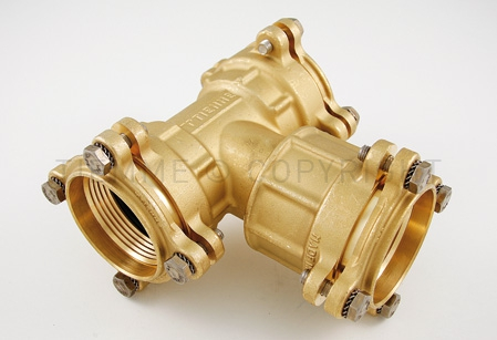 Teu de compresie, 90 x 90 x 90, cu O-Ring, Tiemme Cobraring [1]