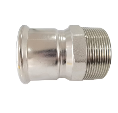 Adaptor inox 28x1 interior-exterior, presare, KAN-therm [1]