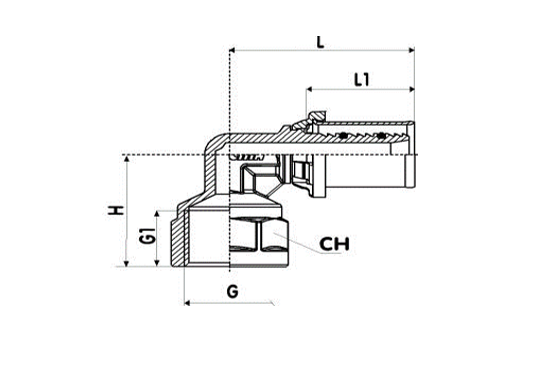 Cot sertizare filet interior 1/2 tol x 16x2 ICMA [2]