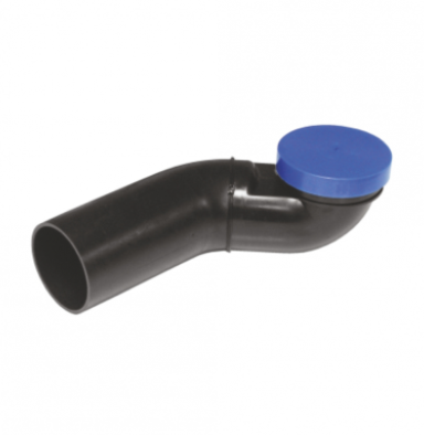 COT PEHD D.110 PENTRU WC SUSPENDAT ORIZONTALADR.D. 90 GARNITURA SI DOP - VALROM GAMA SafeKIT [1]