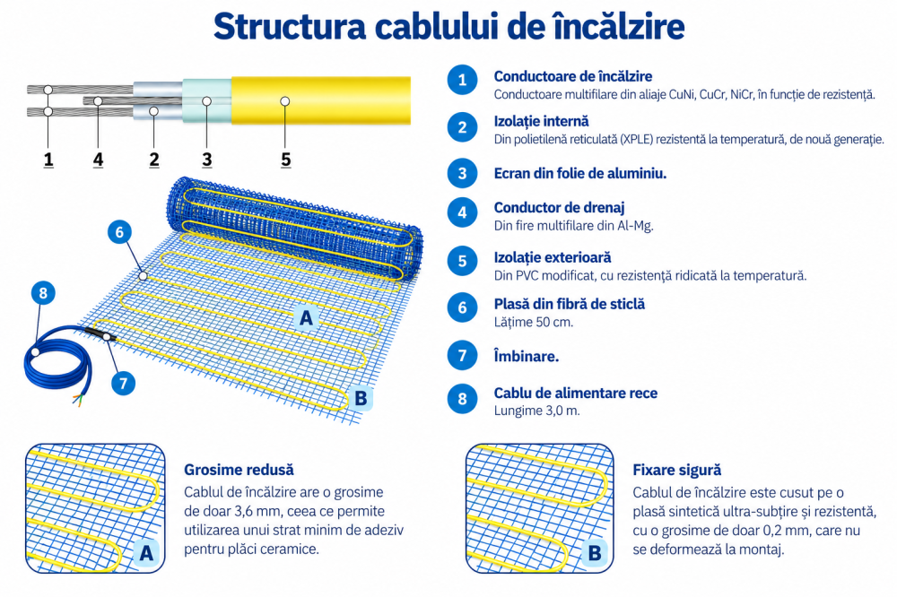 Covoras electric incalzire in pardoseala Grand Meyer EcoNG170-090 1.530 W 9 mp [2]