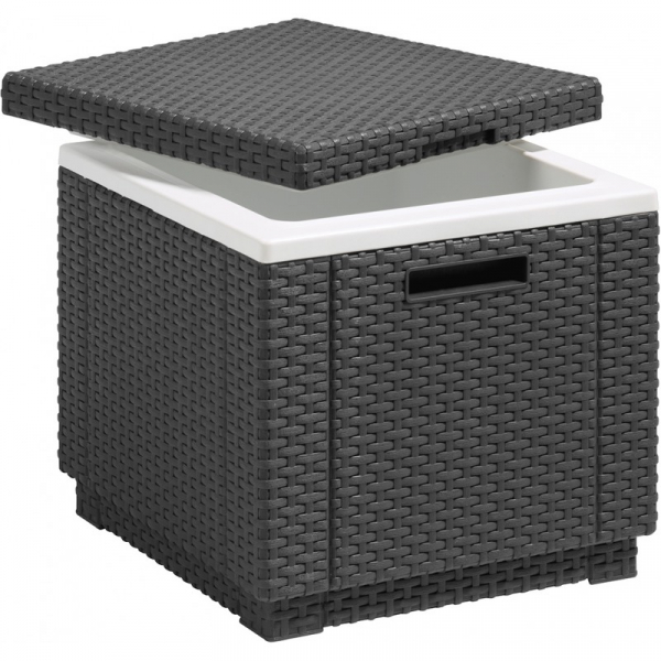 Cutie depozitare patrata graphite Keter Ice Cube [3]