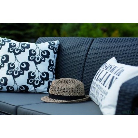 Canapea de gradina, gri, 2 locuri, Curver Corfu Love Seat [6]