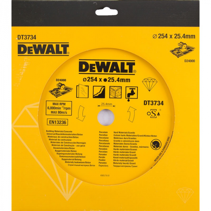 Disc Diamantat DeWalt DT3734 Pentru D24000 [2]