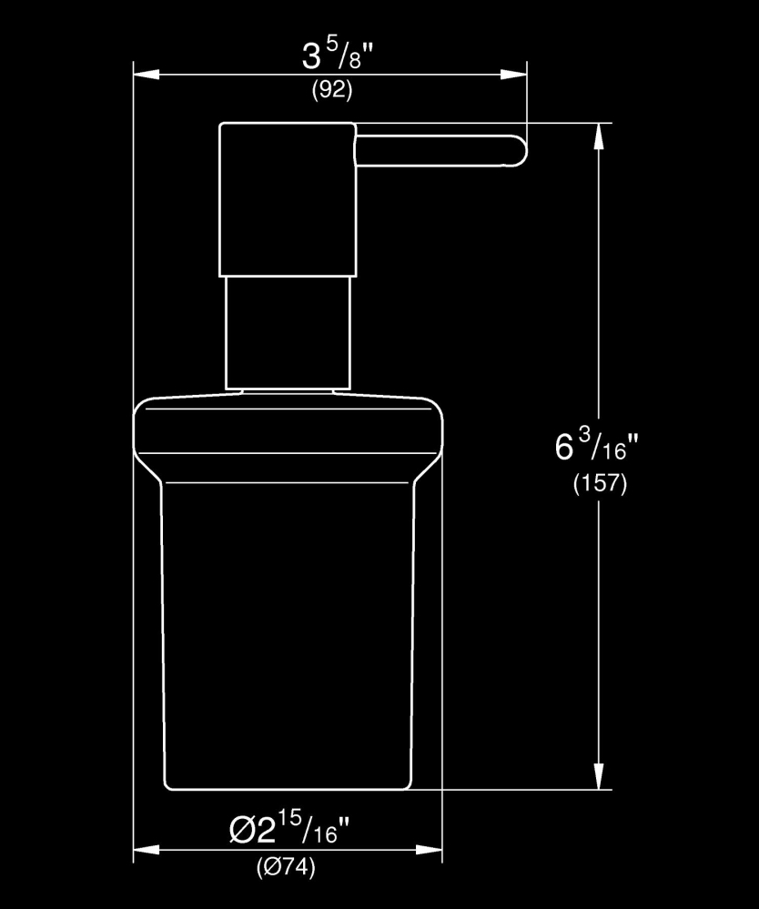 Dozator sapun baie Grohe Start 160 ml, fara suport, compatibil cu 41195 si 41098, crom [5]