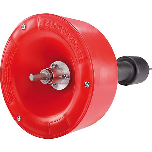 Dispozitiv profesional de desfundat tevi, Rothenberger ROSPIMATIC CL unitate de baza cu spirala Ø 8 mm / 7,5 m spiral [2]