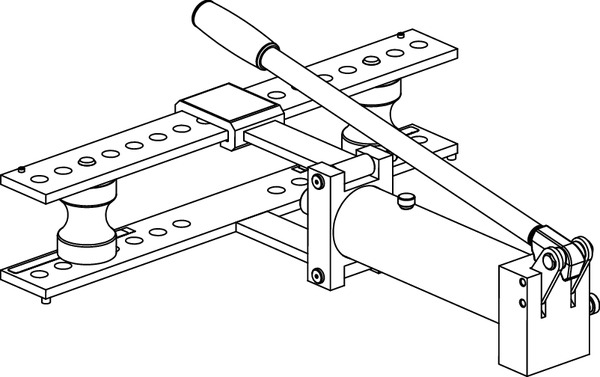 Dispozitiv TECEflex pentru indoit tevi- dimensiuni 40-63 mm [2]